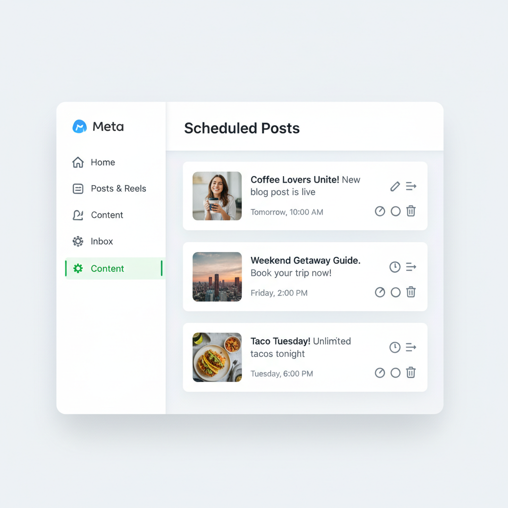 Access Scheduled Posts via Facebook Page on Desktop — how to see my scheduled posts on facebook