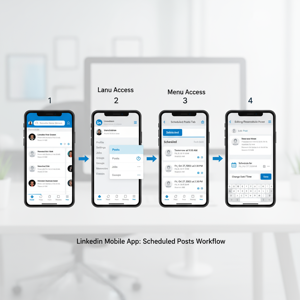Check Scheduled Posts via LinkedIn Desktop Interface (Step-by-Step) — how to see your scheduled posts on linkedin