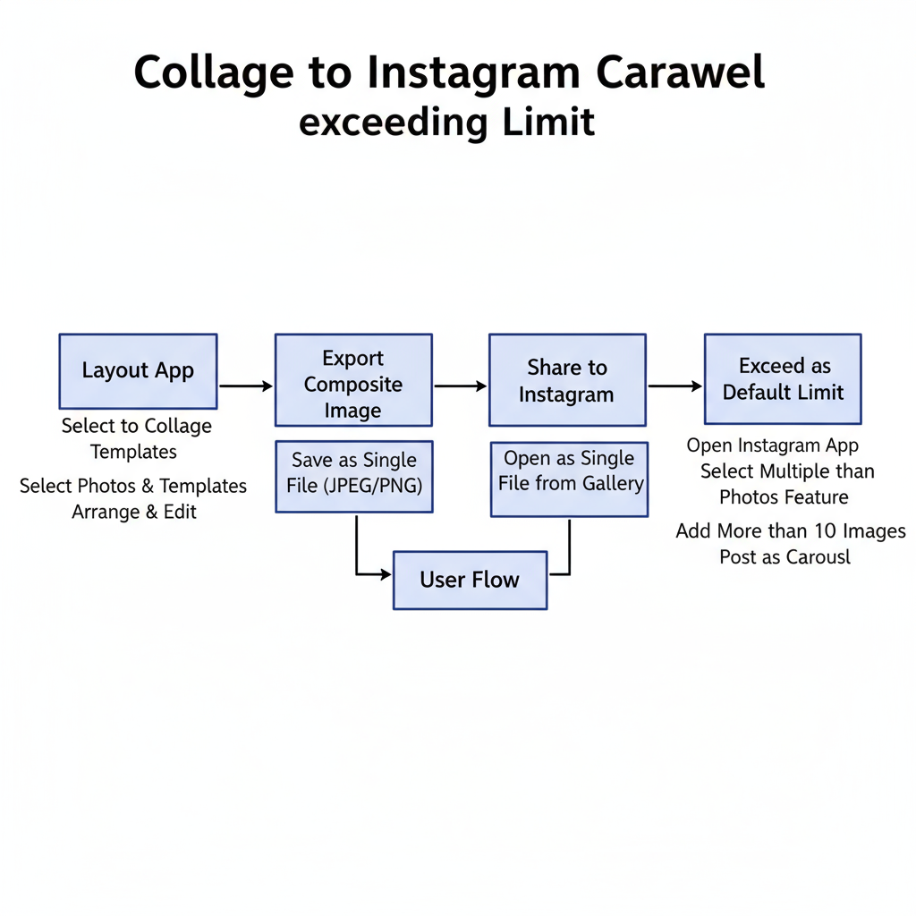 Posting Multiple Sequential Carousels — how to select more than 10 photos on instagram
