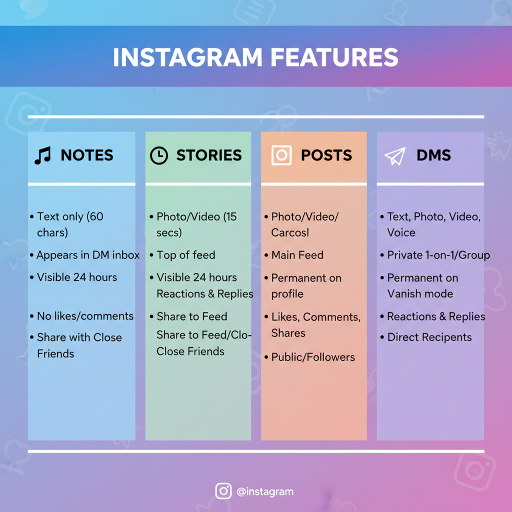 Introduction to Instagram Notes — how to share a note on instagram