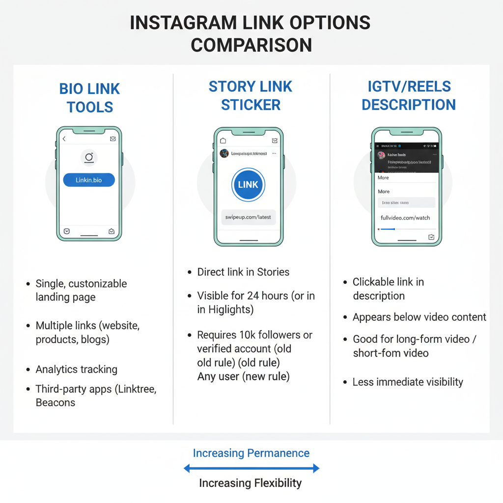 Use Bio Link Tools to Host the Article Link — how to share an article on instagram effectively