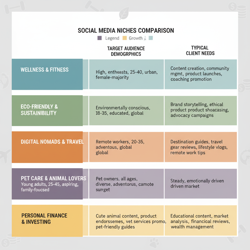 Choose a Niche or Industry Focus — how to start a successful social media freelance career