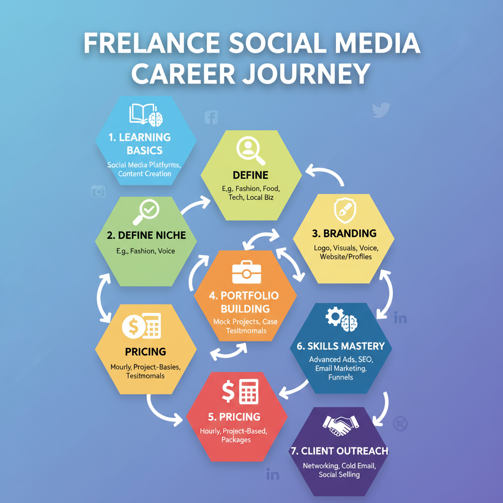 Building a Strong Personal Brand Across Platforms — how to start successful freelance social media career