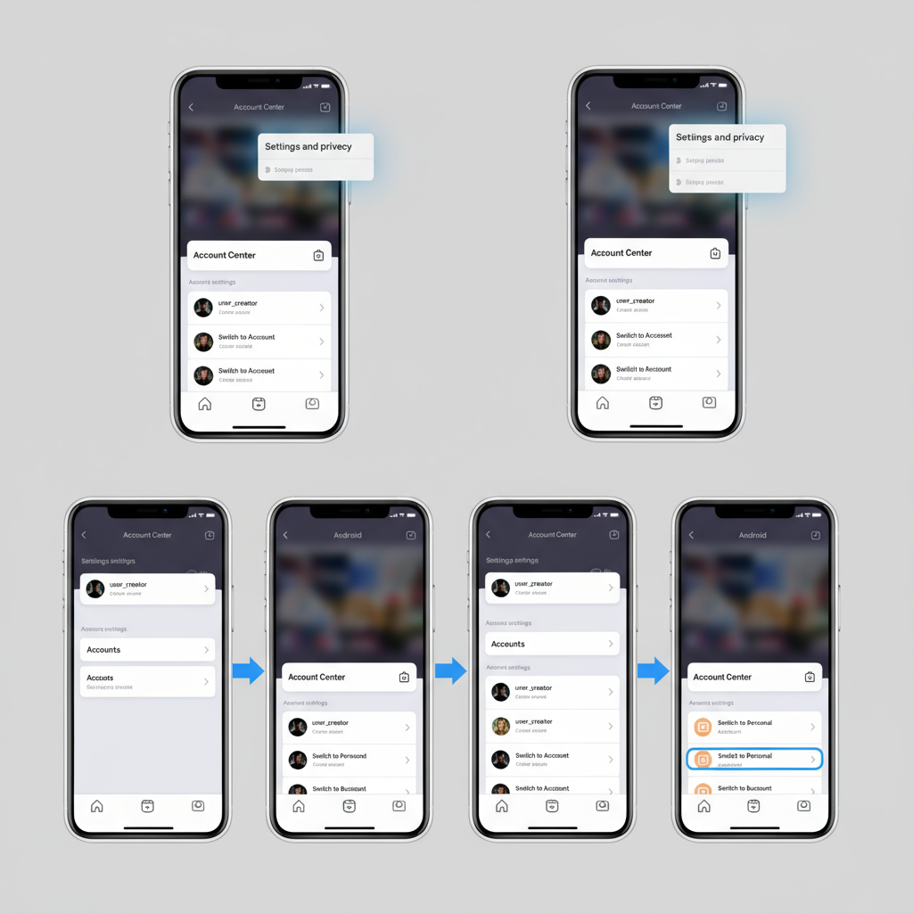 Prerequisites Before Switching — how to switch creator account to personal account