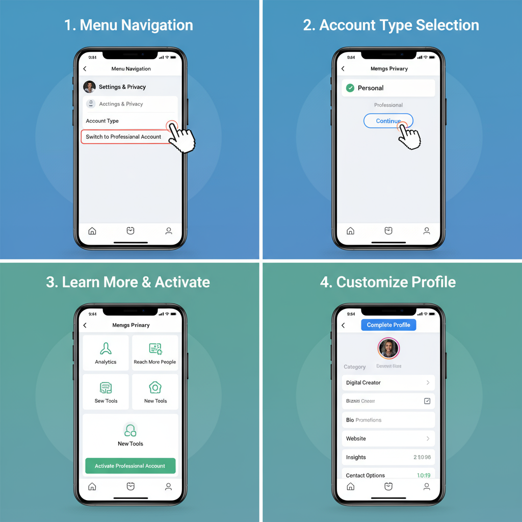 Key Differences Between Professional Mode and Facebook Pages — how to switch to professional account on facebook