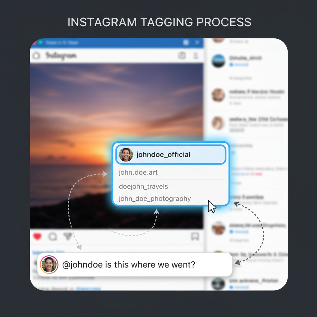 How to Tag Someone in a Comment on Instagram (Desktop) — how to tag someone on a comment on instagram