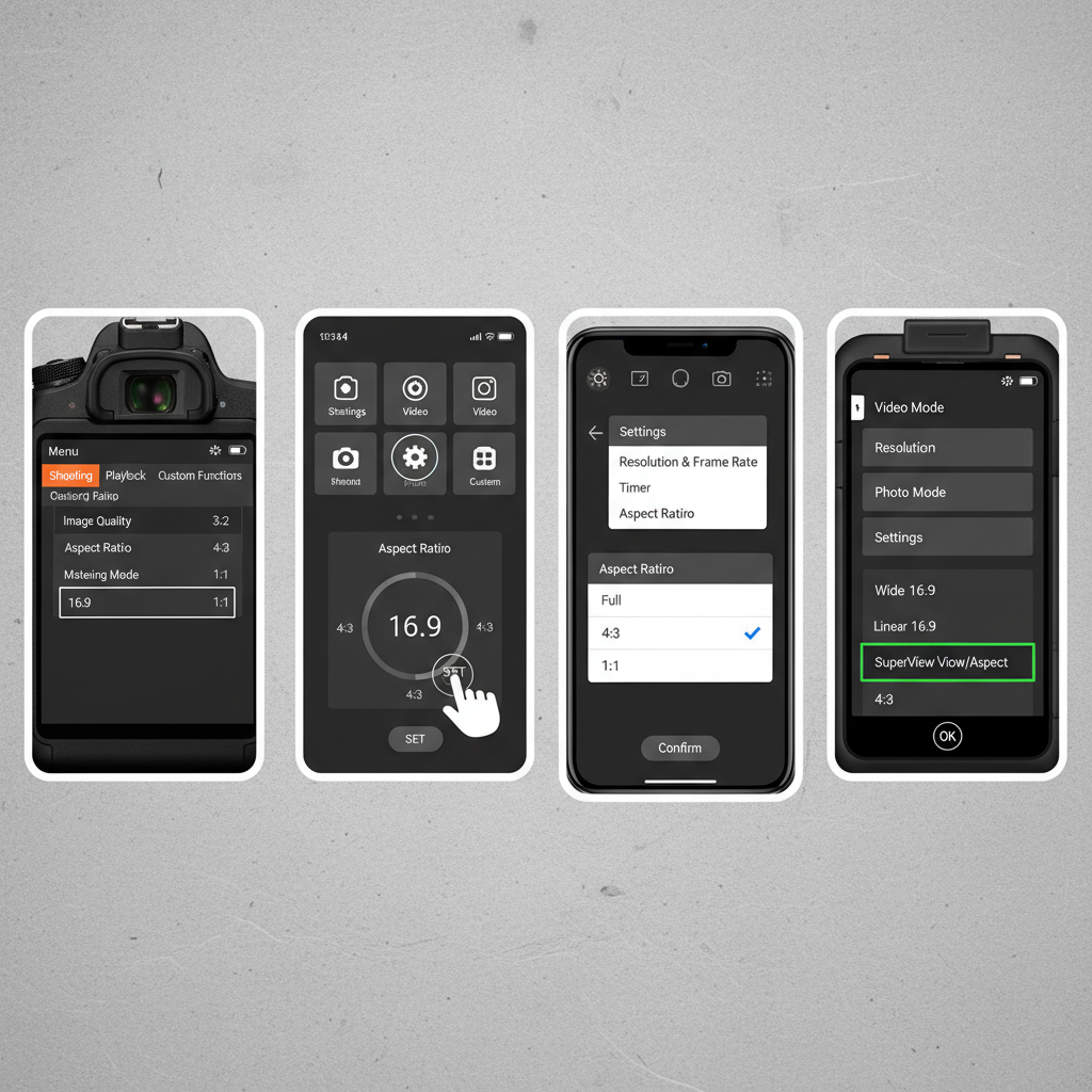 Action Cameras — how to take and edit perfect 16 9 ratio pictures