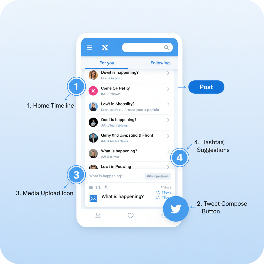 Navigate the Twitter Interface — how to tweet on twitter