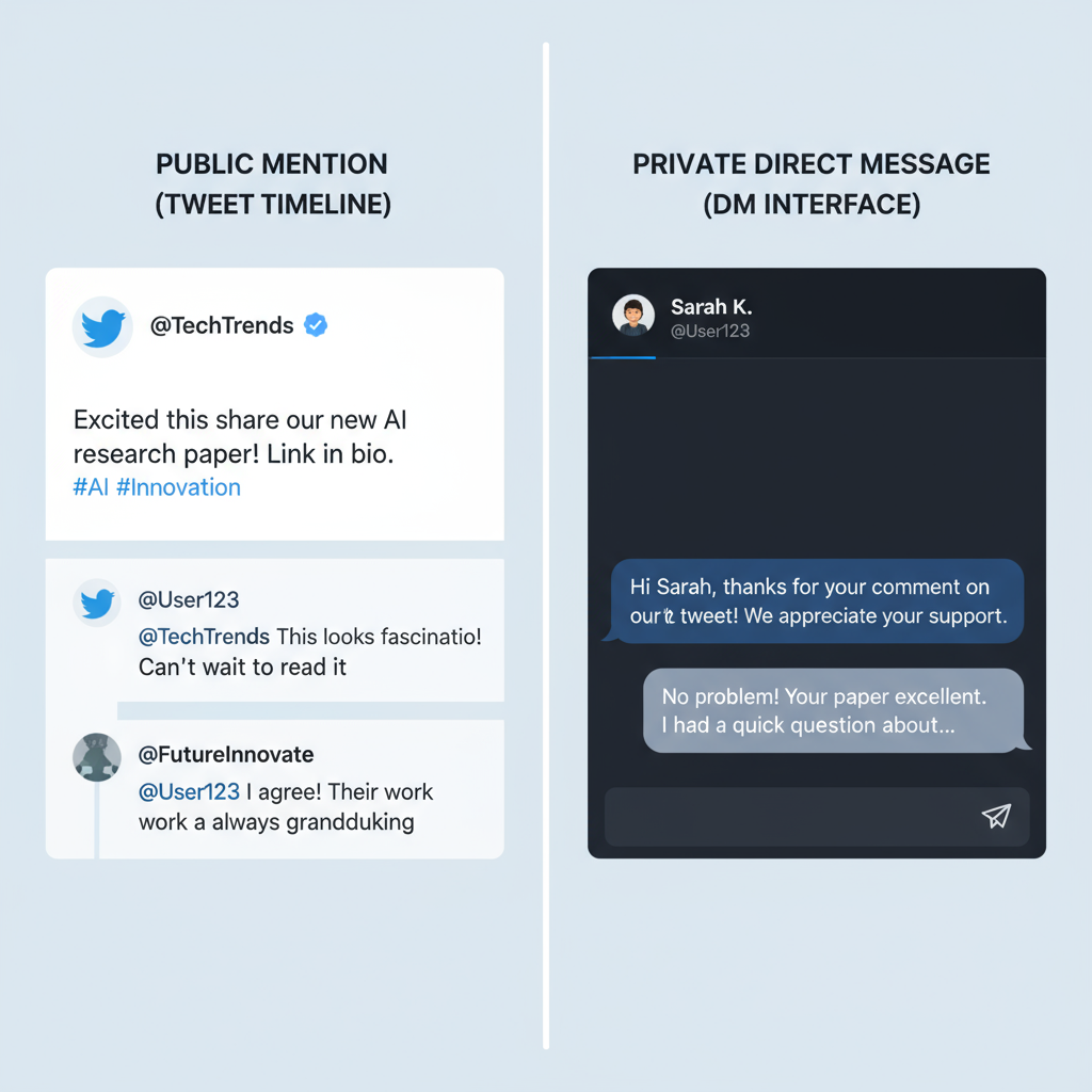 How to Twitter to Someone with Public and Private Messages — how to twitter to someone