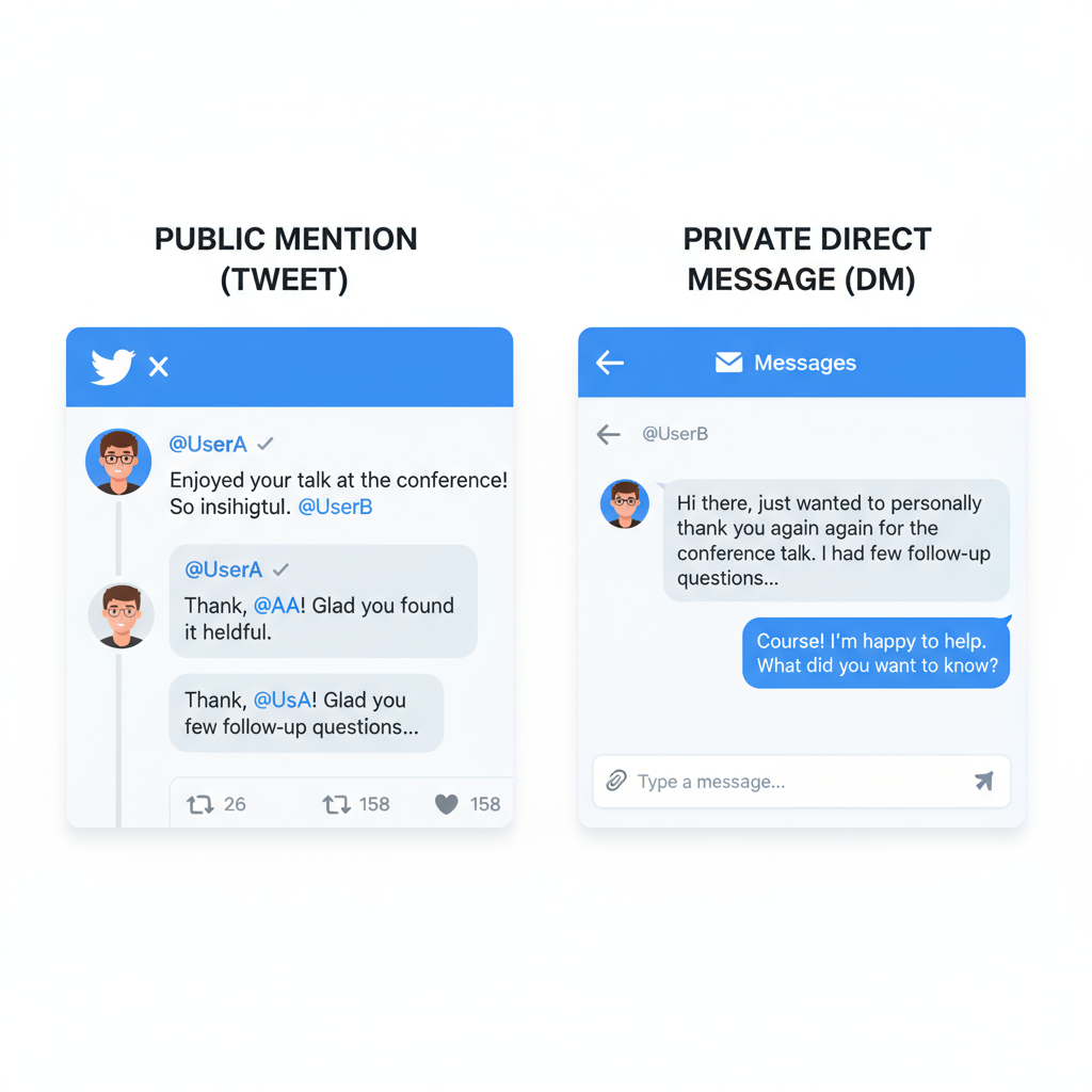 Key Points for Mentions — how to twitter to someone