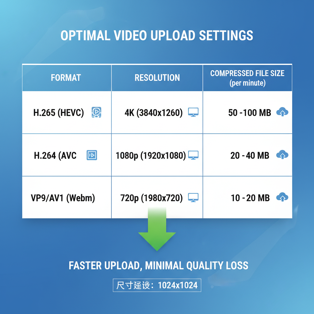 Compress Video with Minimal Quality Loss — how to upload videos on youtube fast