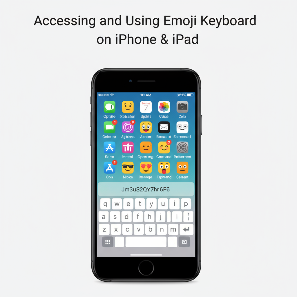 Steps: — how to use emojis on the keyboard for faster communication