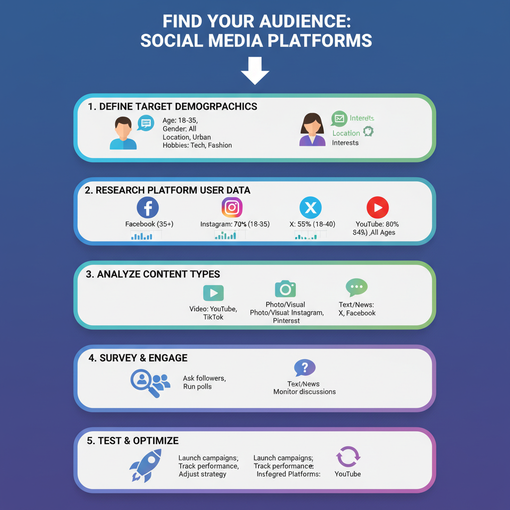 Identify Your Target Audience’s Preferred Platforms — how to use gifs effectively in social media marketing