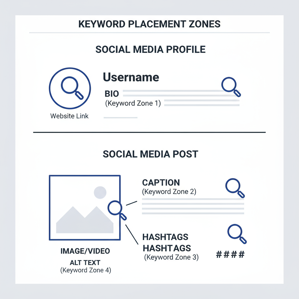 Crafting Captions That Integrate Keywords Naturally — how to use keywords in social media