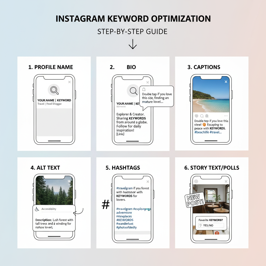 Optimize Your Profile Name and Bio with Target Keywords Naturally — how to use keywords on instagram