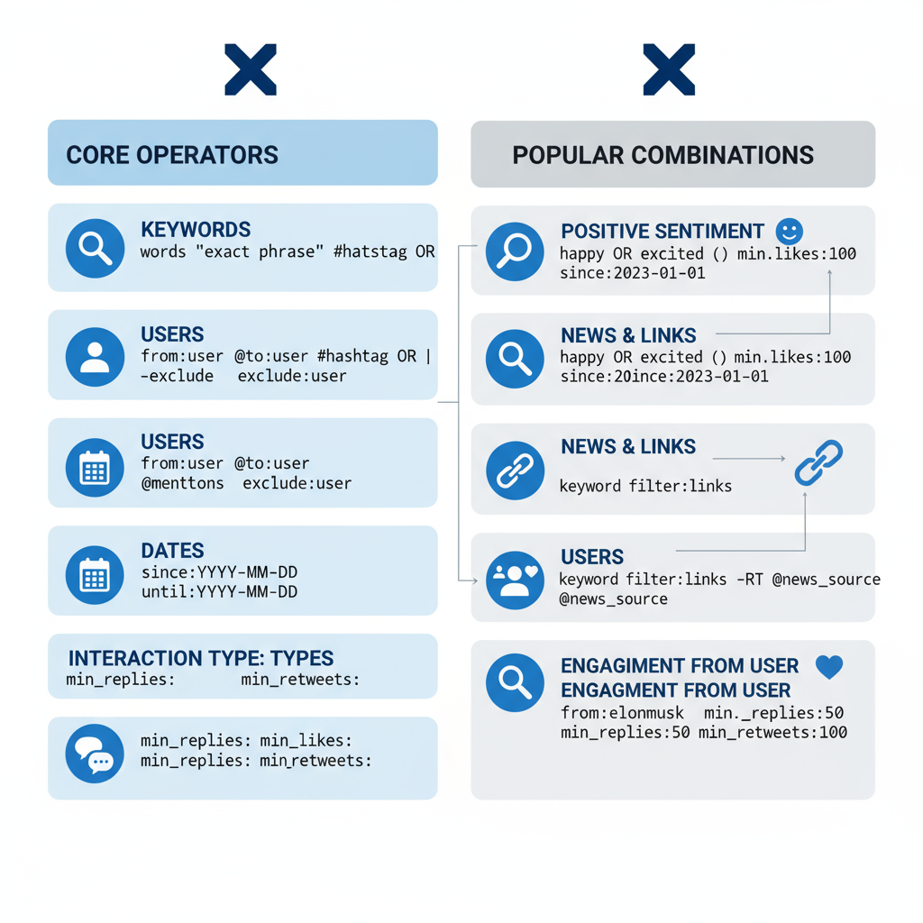 Popular Operator Combinations — how to use tweet find to discover and analyze tweets