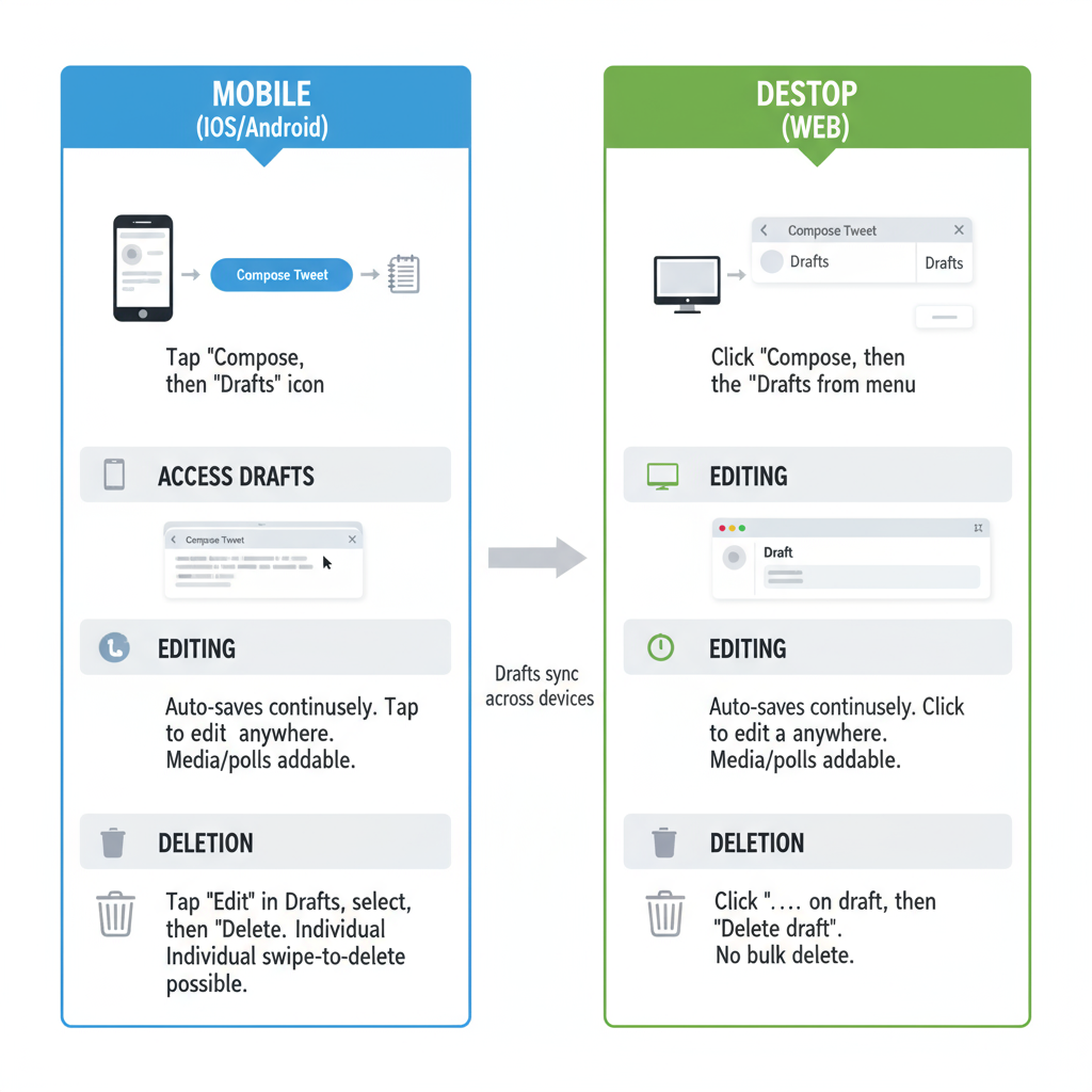 Understanding What Twitter Drafts Are and How They Work — how to use twitter draft tweets effectively for content planning