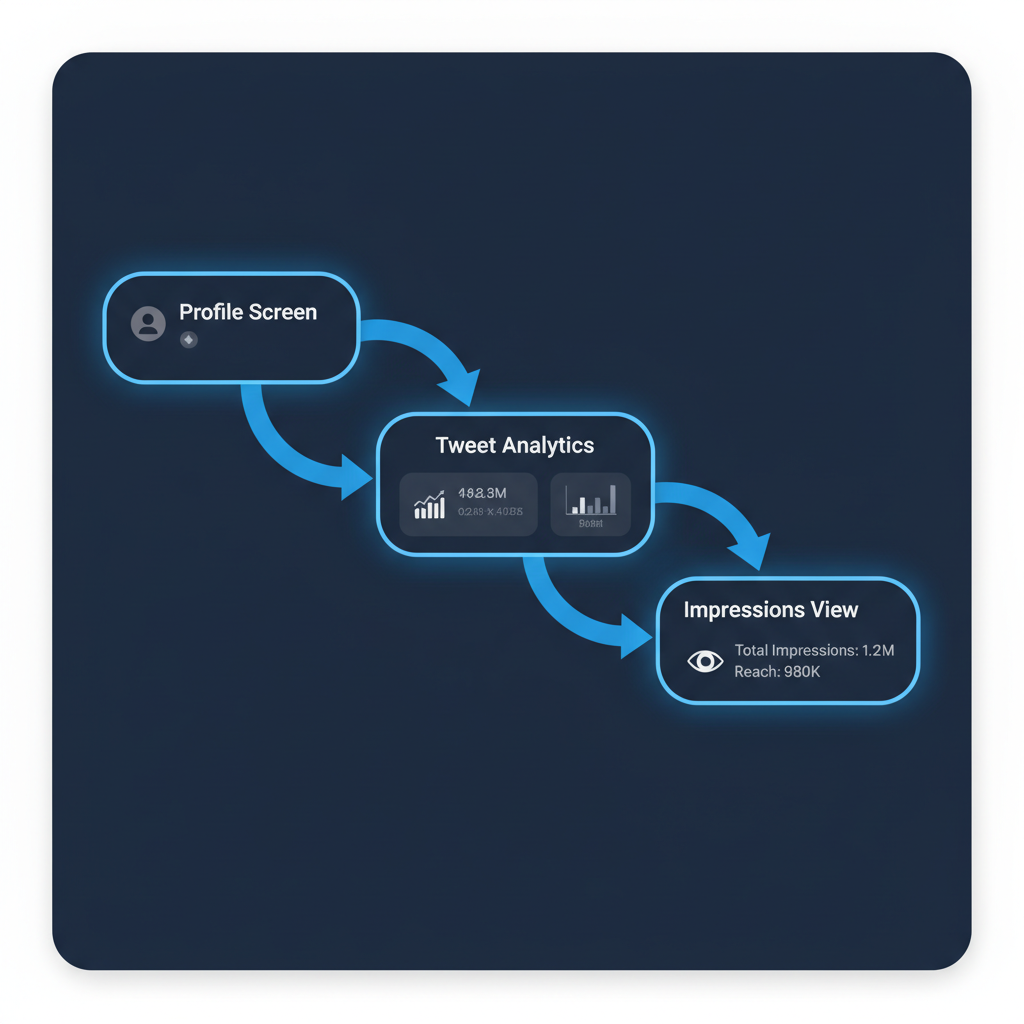 Step-by-Step Guide — how to view impressions on twitter