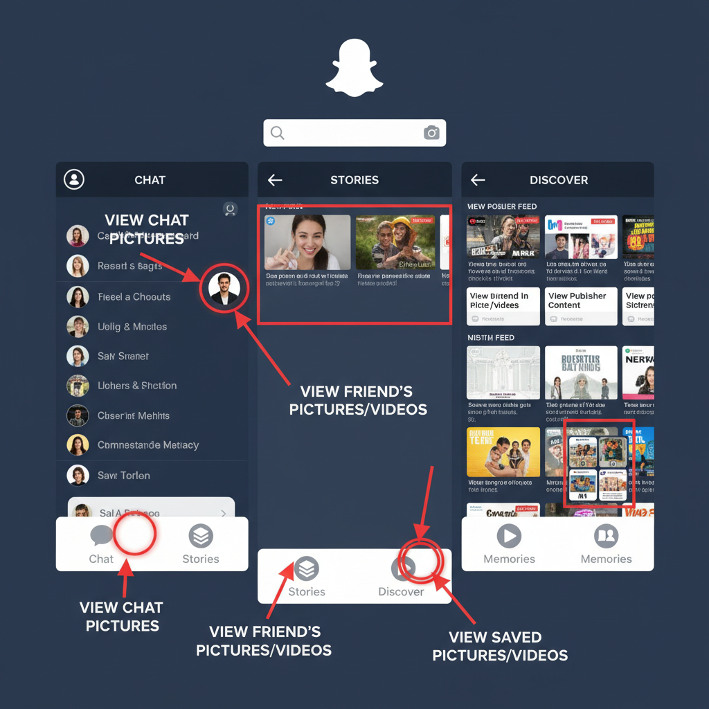 Opening Snaps Received from Friends in the Chat Inbox — how to view pictures on snapchat