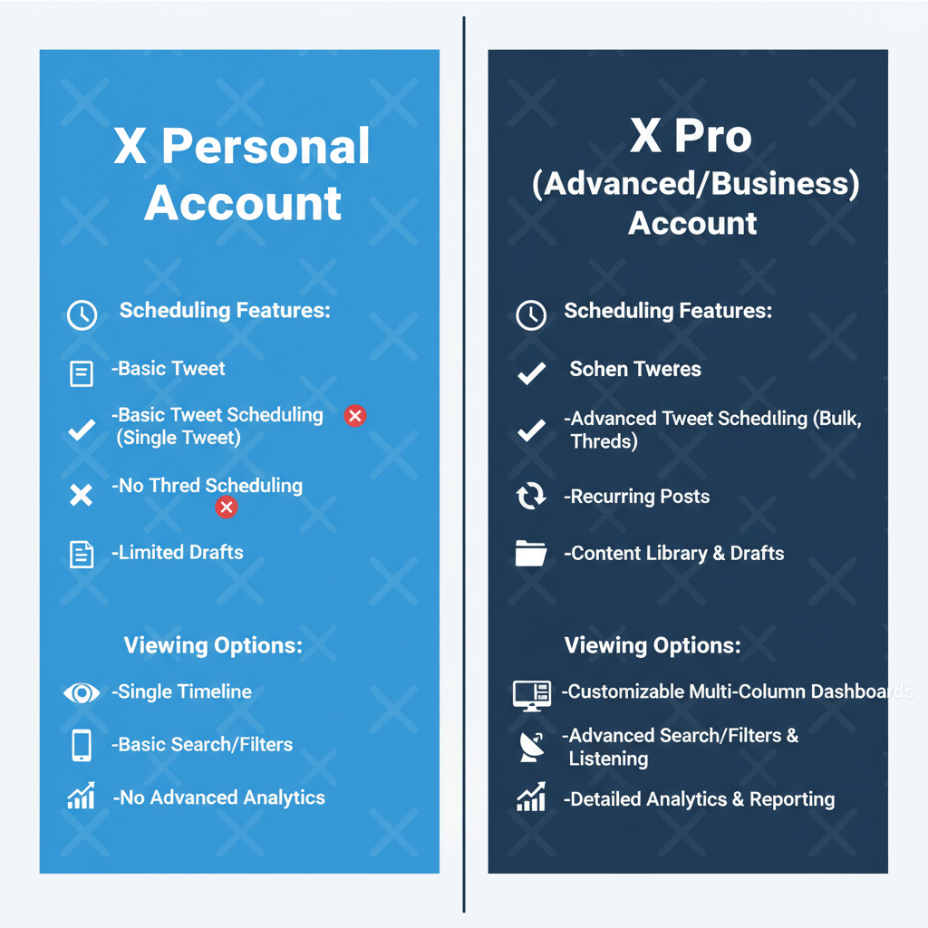Viewing Scheduled Posts on X via Desktop — how to view scheduled posts on x