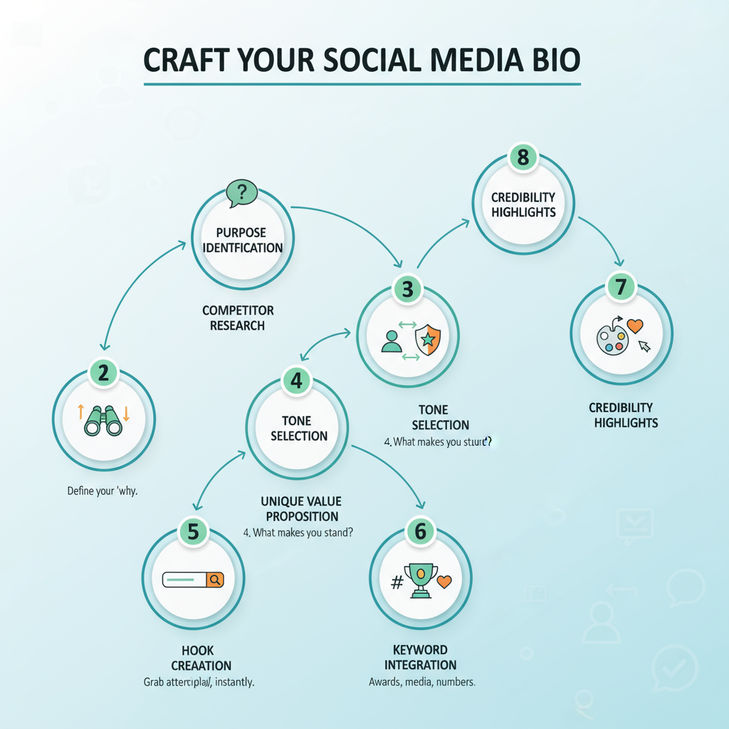 Start With a Strong Hook or Keyword-Rich Statement — how to write a social media bio that stands out