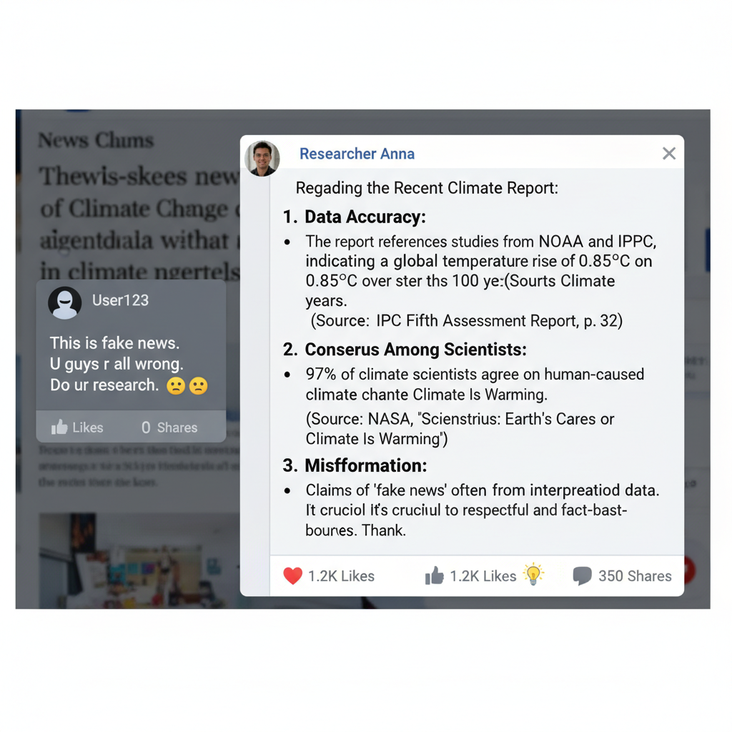 Organizing Your Thoughts into Clear Sections — how to write effective long facebook comments