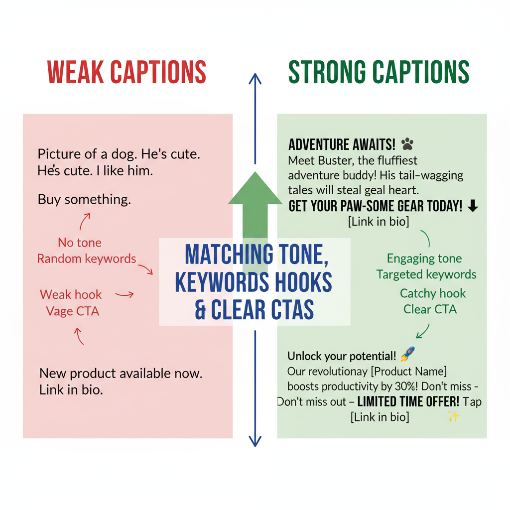 TikTok Captions Tips to Increase Views and Engagement — how to write engaging tiktok captions