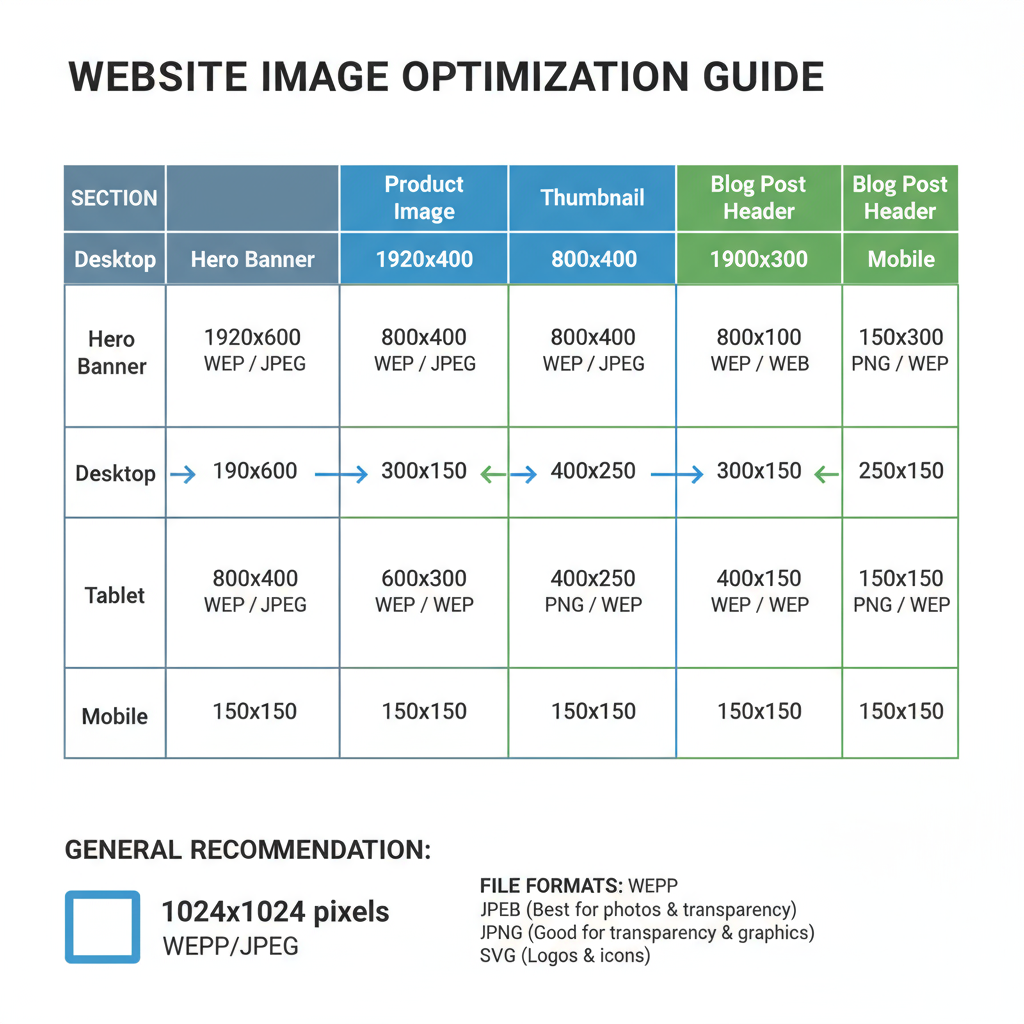 Ideal Size for Website Images to Improve Speed and Quality — ideal size for website images