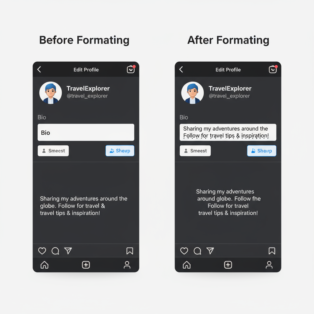 How to Center Your Instagram Bio Text for a Neat Profile — ig bio center