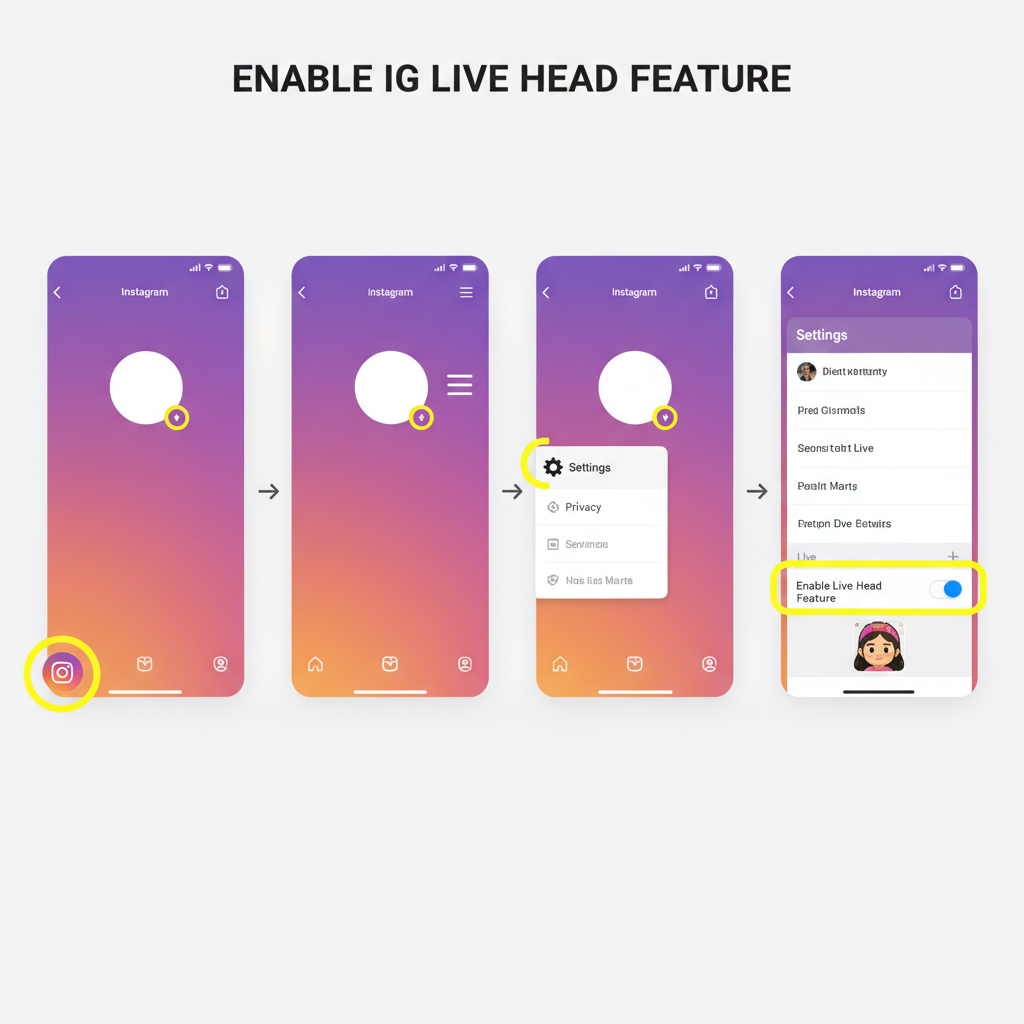 Enabling IG Live Head Mode – Step-by-Step — ig live head feature guide