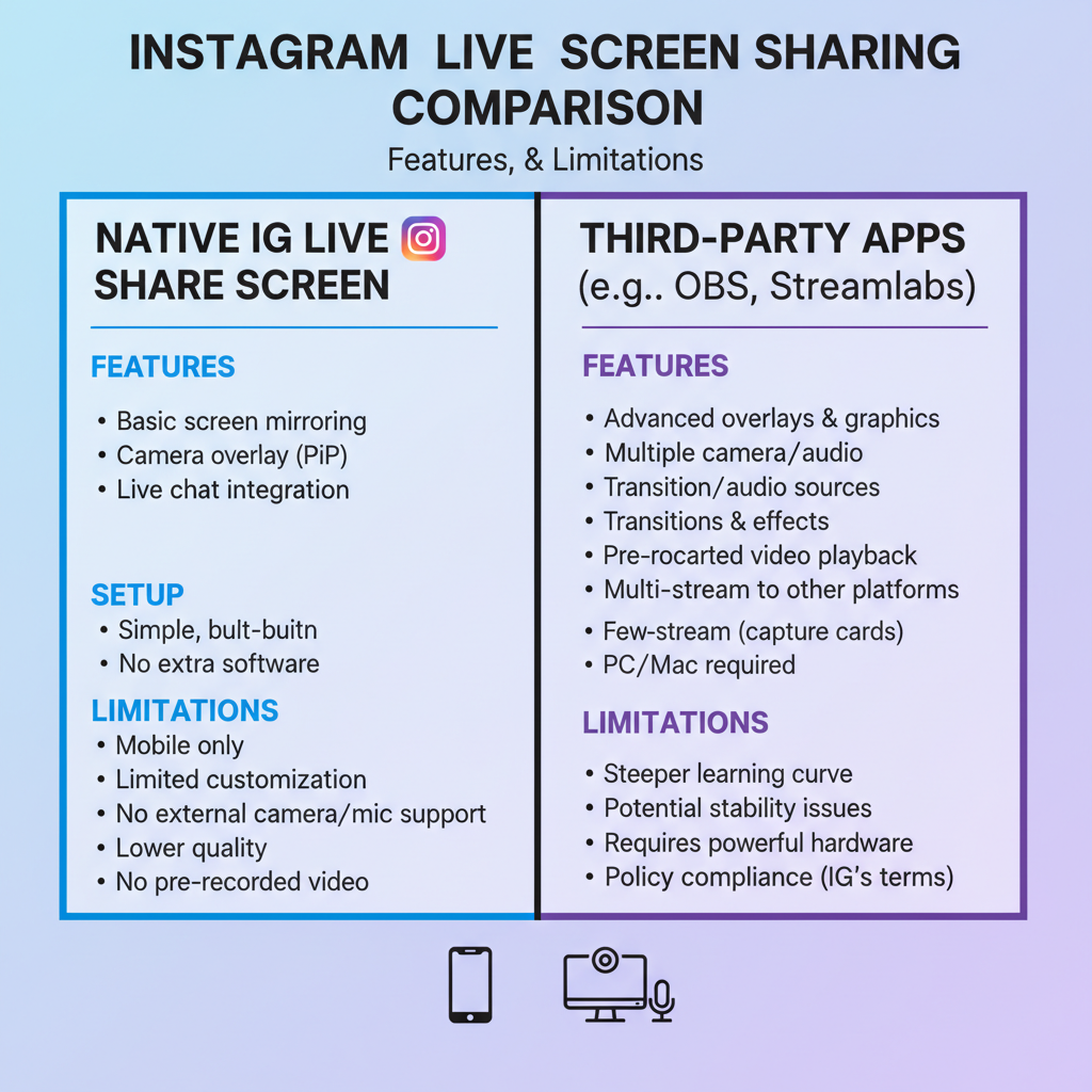 Preparing Your Device — ig live share screen