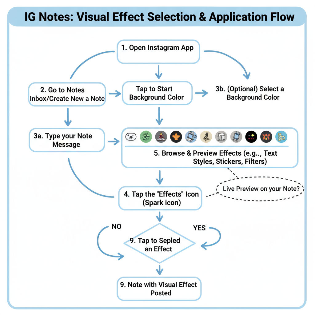 Types of Visual and Text Effects in IG Notes — ig notes effects