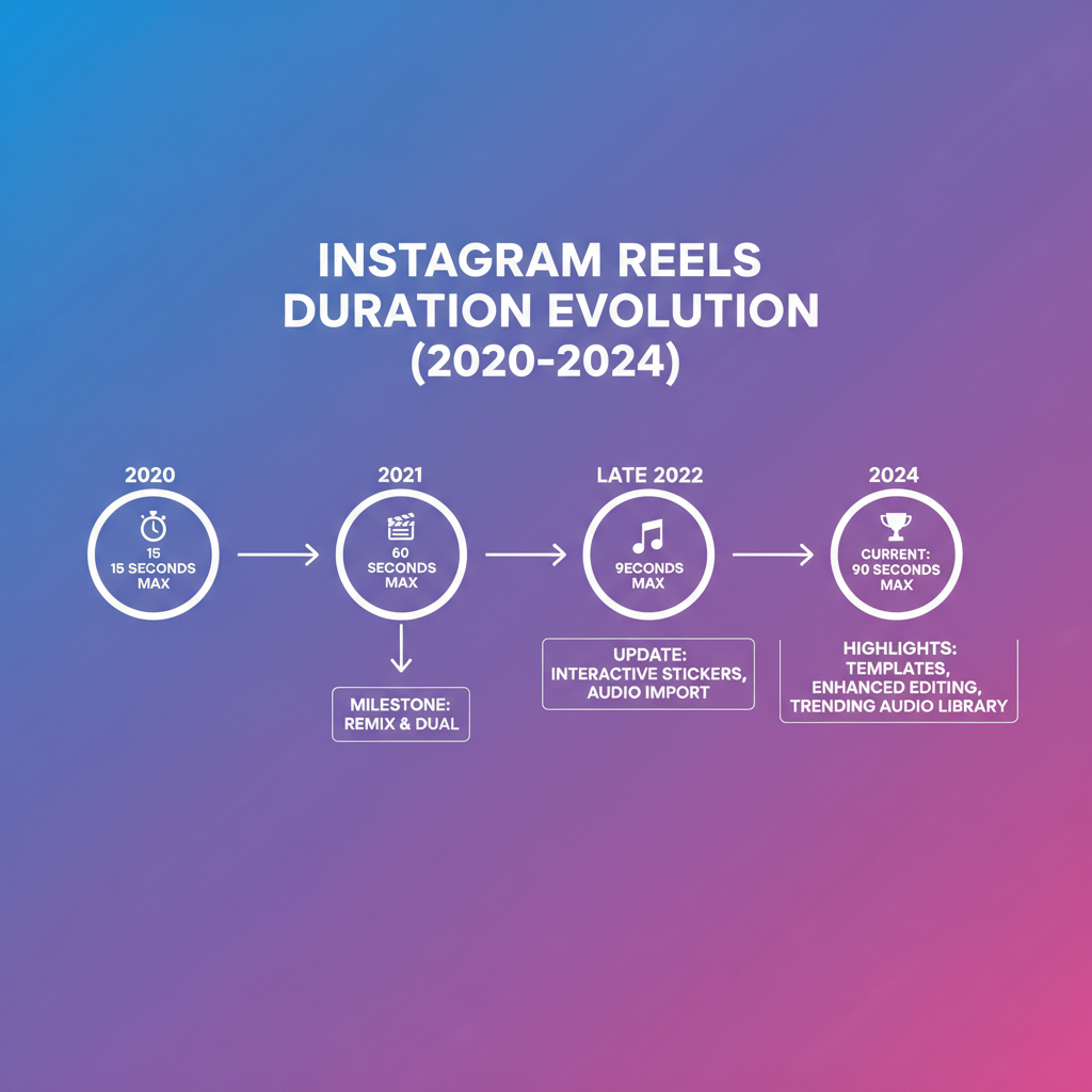 History of IG Reels Length Updates — ig reels max duration guide