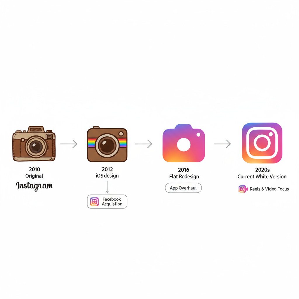 Why Brands and Creators Use the White Instagram Logo — ig white logo history usage branding