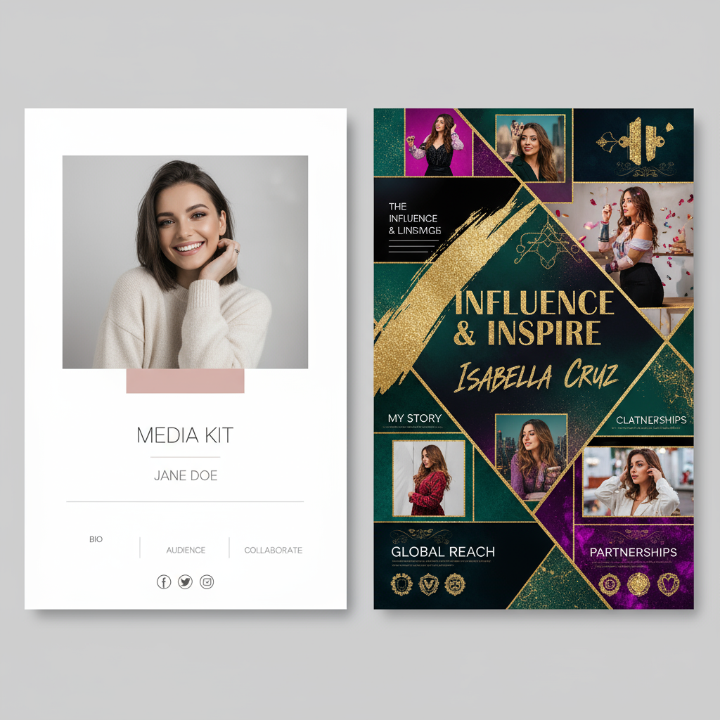 What Is an Influencer Media Kit and Why It Matters for Brand Deals — influencer media kit example