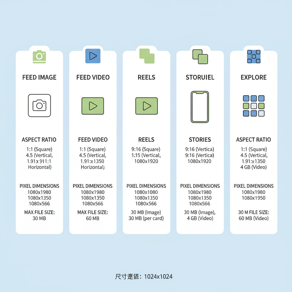 Size and Ratio Specs for Video Ads (Feed & Reels) — instagram ad sizes guide 2024