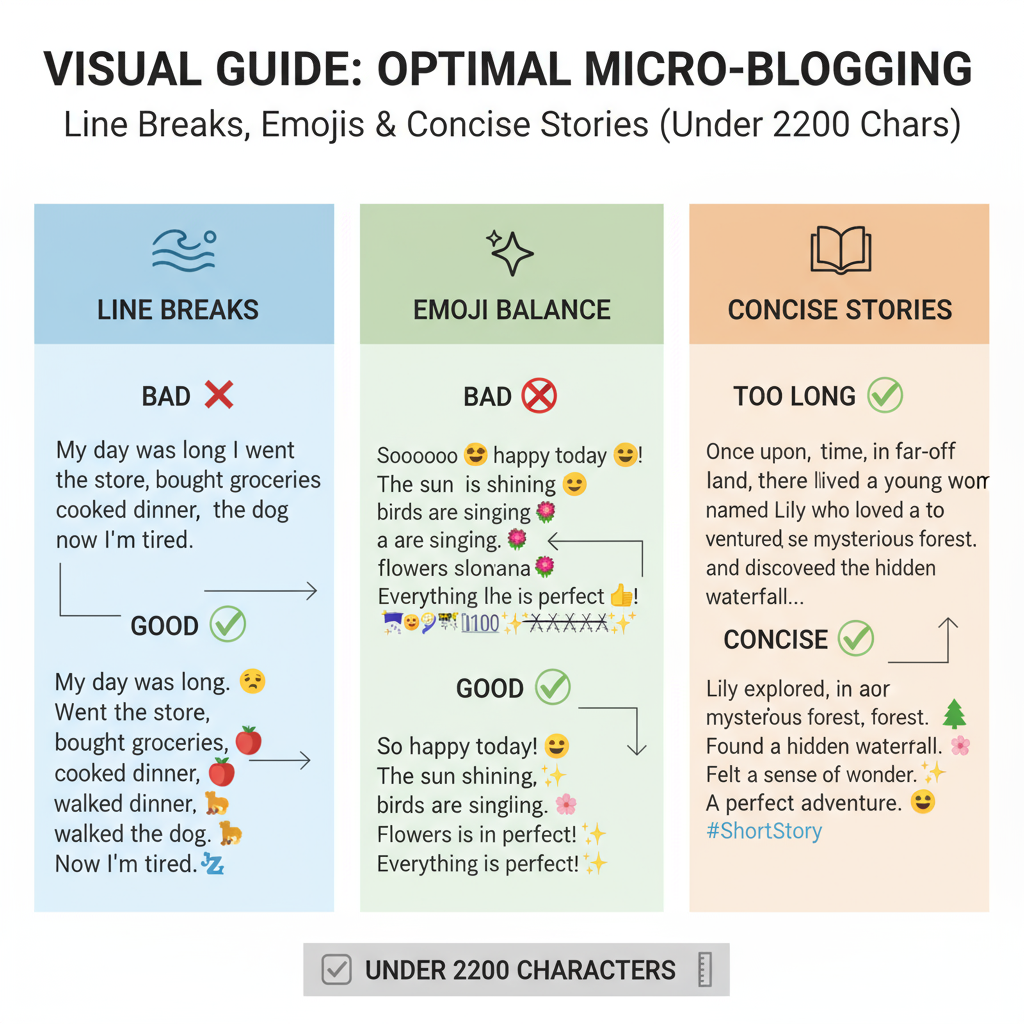 Effective Use of Line Breaks, Emojis, and Symbols — instagram caption character limit 2025