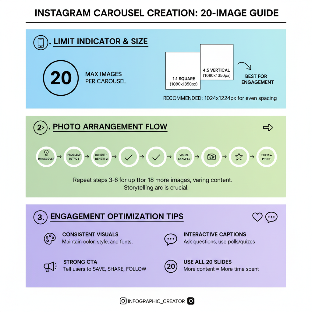 Instagram Carousel 20 Photos Guide for Higher Engagement — instagram carousel 20 photos