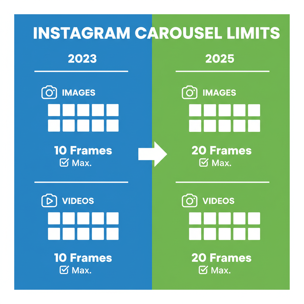 Differences Between Image and Video Carousel Posts — instagram carousel limit 2025