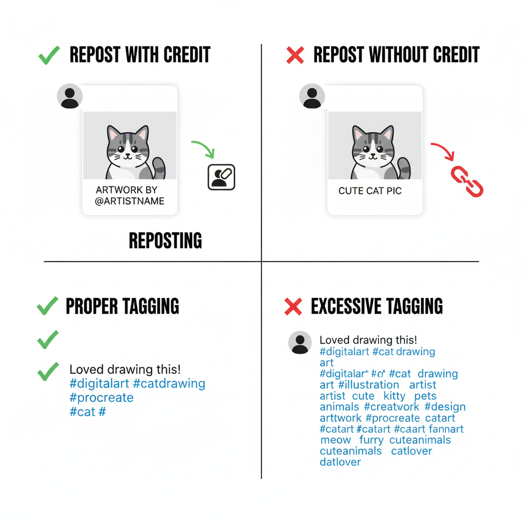 Use Relevant Hashtags Without Overstuffing — instagram etiquette unwritten rules