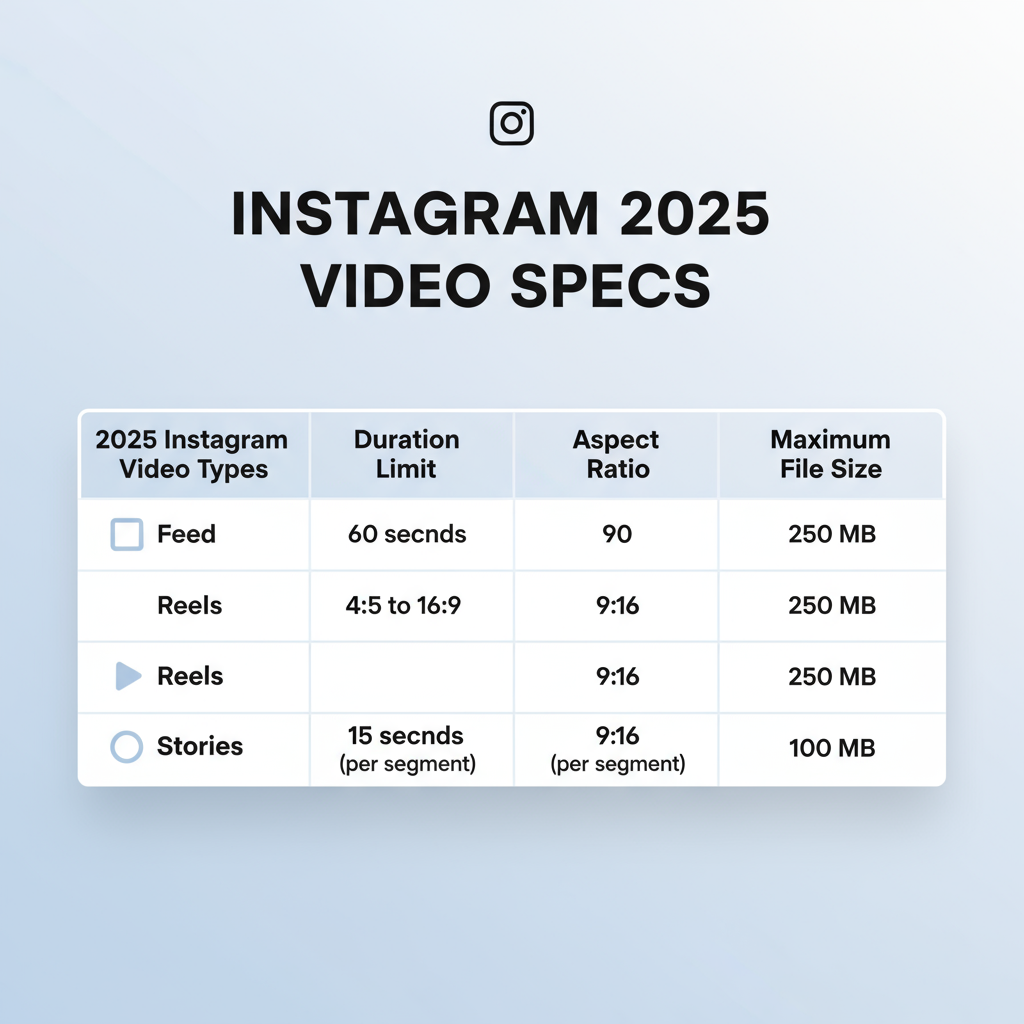 Ideal Video Length for Best Engagement in the Feed — instagram feed video length limit 2025