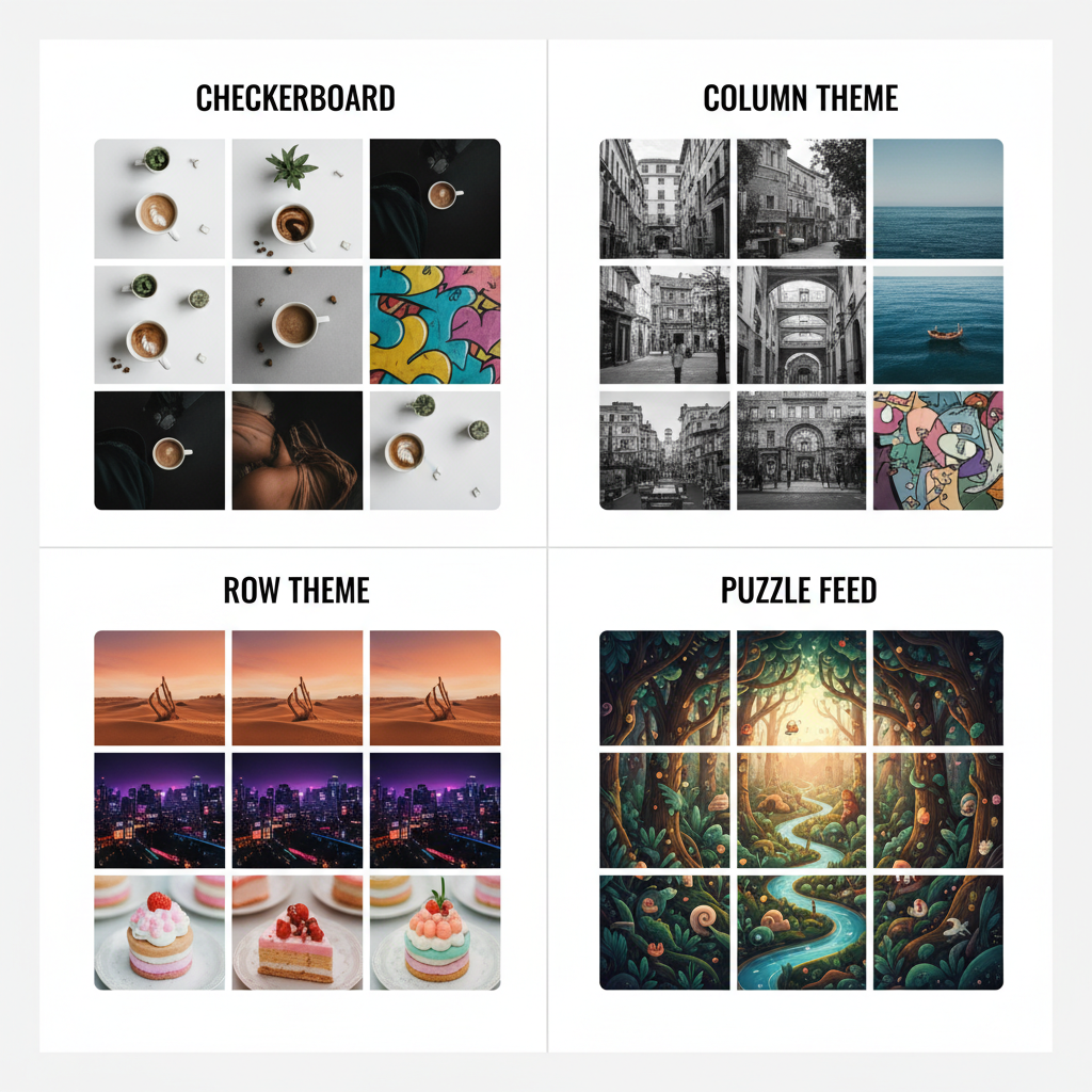 Choose a Grid Layout Style — instagram grid plan