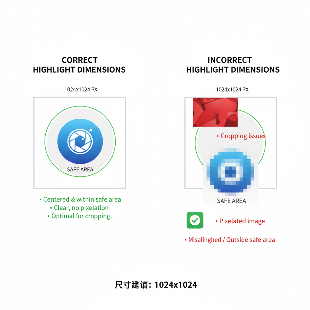 Understanding Safe Area vs. Full Canvas — instagram highlight size guide