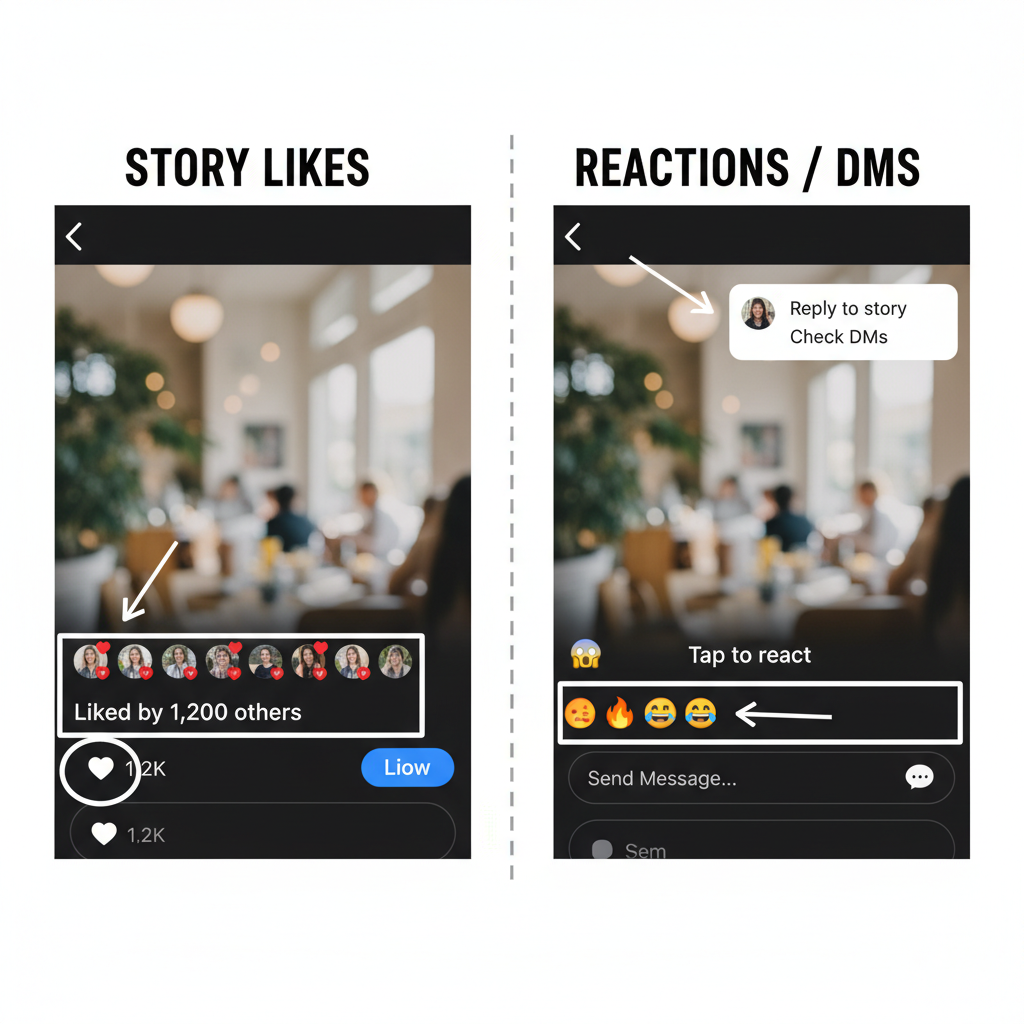 How to Locate and View Story Likes as the Creator — instagram liked story