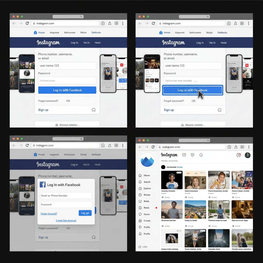 Step 2: Enter Your Credentials — instagram log in desktop