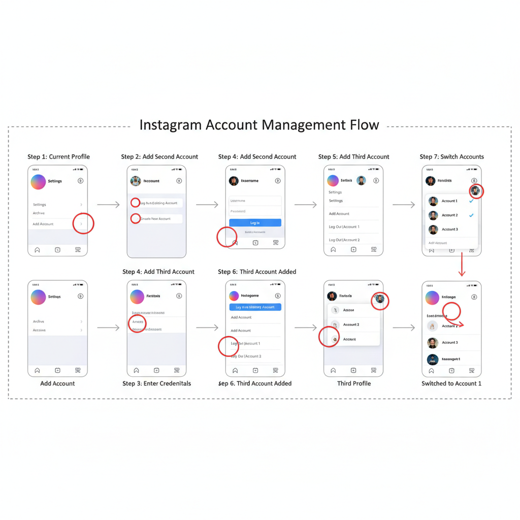Switching Accounts — instagram multiple accounts notifications