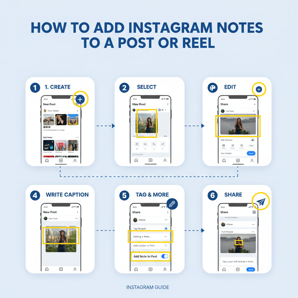 Adding Notes to Posts for Context or Calls-to-Action — instagram notes on posts and reels