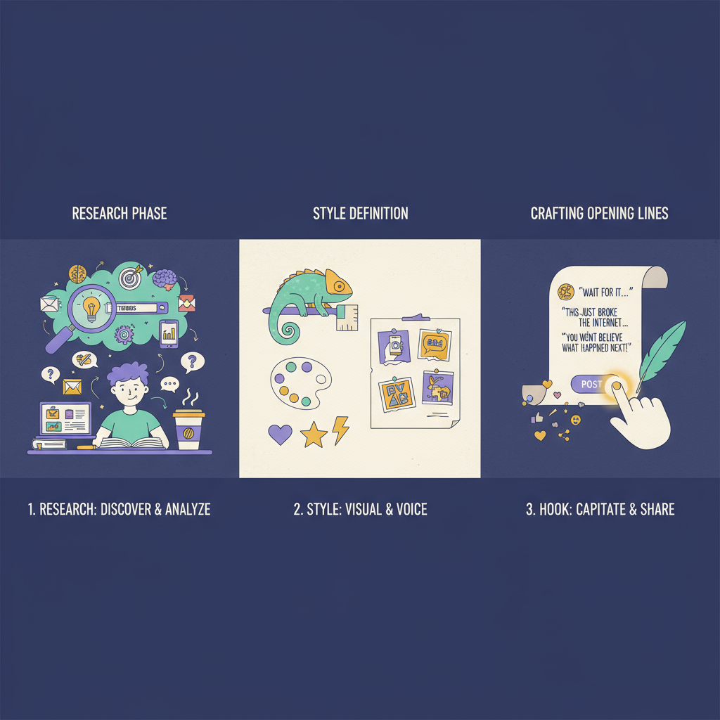 Researching Viral Instagram Formats with Narrative Hooks — instagram once upon a click