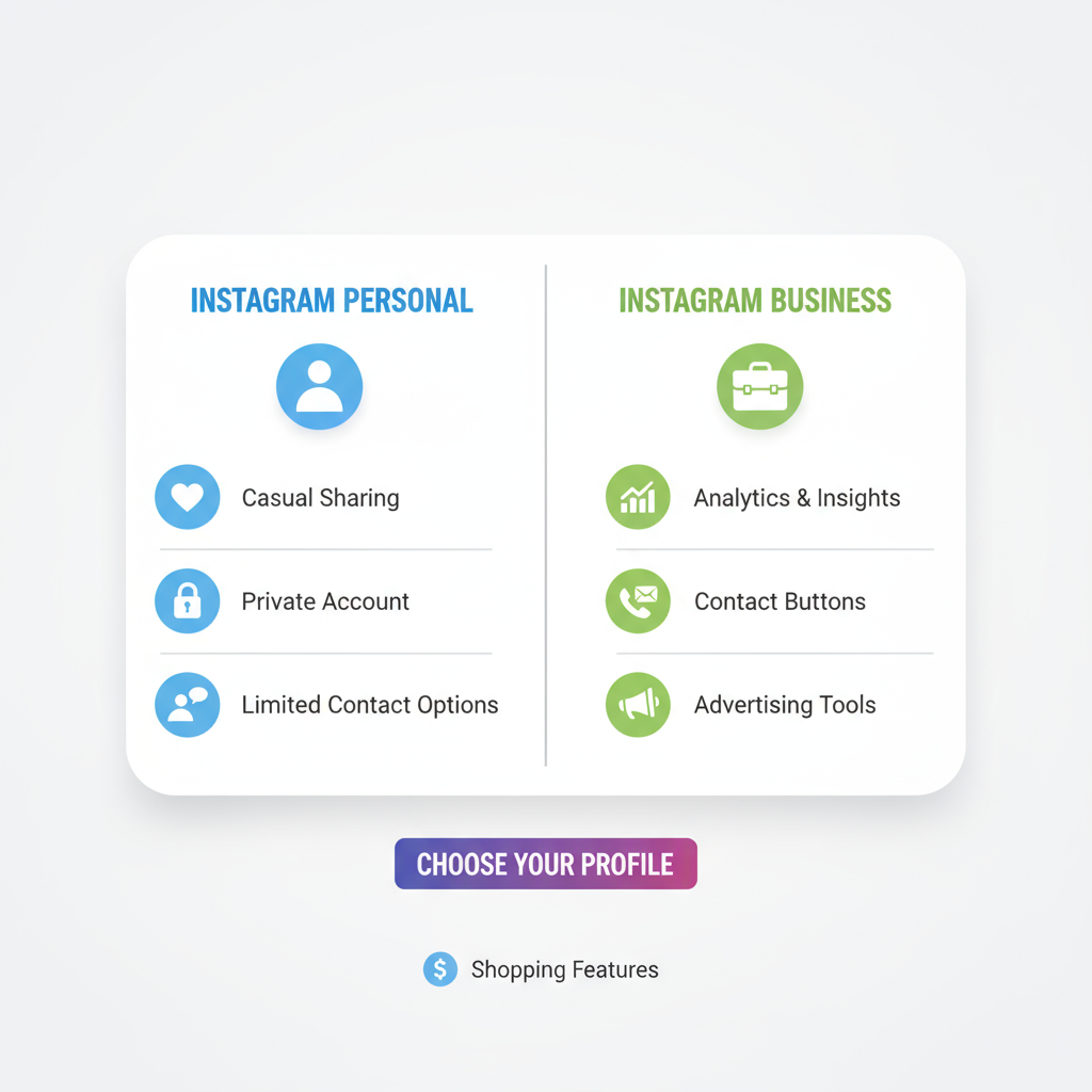 Pros of Using a Business Account — instagram personal vs business