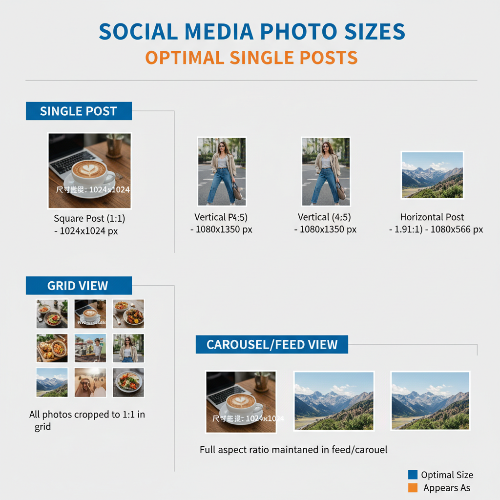 Importance of Consistent Sizing for a Cohesive Grid Aesthetic — instagram profile grid size guide
